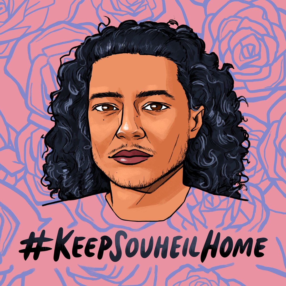 Keep Souheil Home campaign