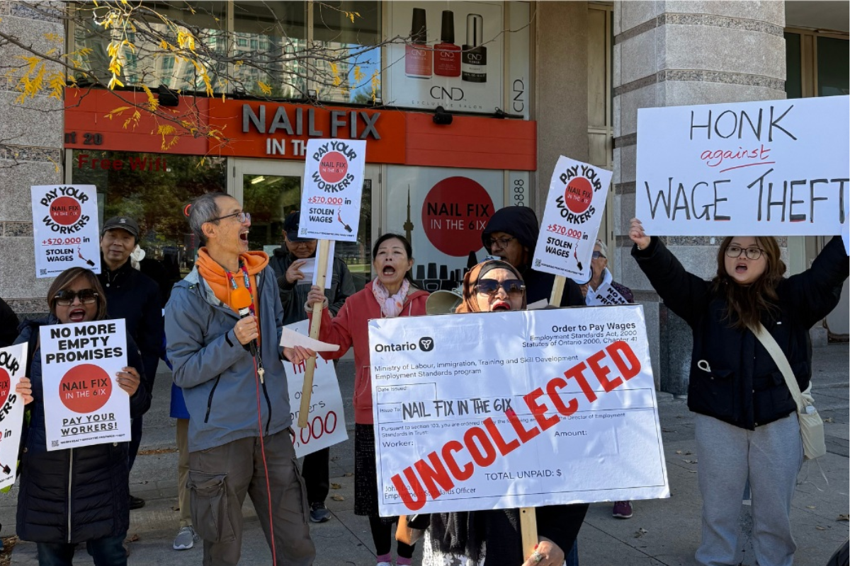 Workers demand $70,000 in wages stolen by Toronto nail salon - Spring